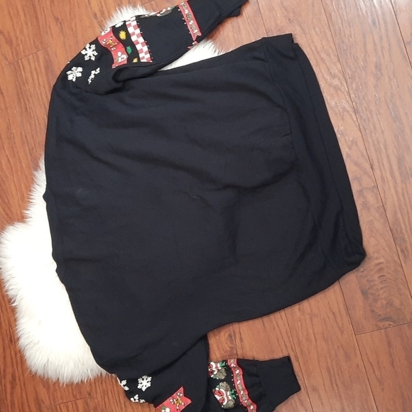 90's Vintage Nut Cracker Santa Sweatshirt - Picture 2 of 5